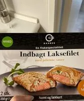 Mängden socker i Indbagt laksefilet med julienne sauce
