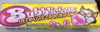 Mängden socker i Bubblicious Ultimate Original X18