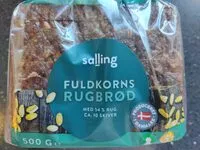 Mängden socker i Fuldkorns rugbrød