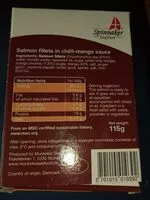 Mängden socker i Filets de saumon sauce Chili-mangue