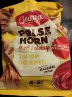 Mängden socker i Pølsehorn med ketchup