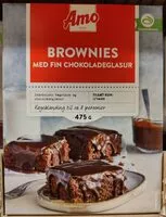 Mängden socker i Brownies med fin chocoladeglasur
