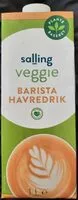 Mängden socker i Barista havredrik