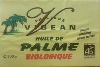 Mängden socker i Huile de palme biologique