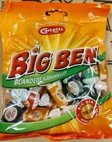 Mängden socker i Big Ben Blandede Karameller