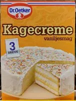 Mängden socker i Kagecreme Vaniljesmag