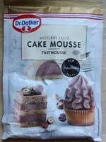 Mängden socker i Cake mousse
