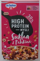 Mängden socker i High protein mysli suklaa & pähkinä