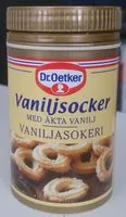 Mängden socker i Vaniljsocker