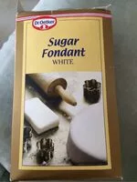 Mängden socker i Sugar fondant