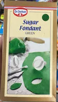 Mängden socker i Green Sugar Fondant