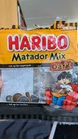 Mängden socker i HARIBO Matador Mix Dark