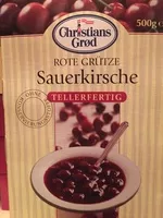 Mängden socker i Rote Grütze Sauerkirsche