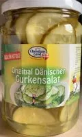 Mängden socker i Dänischer Gurkensalat