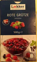 Mängden socker i Rote Grütze Gartenfrüchte