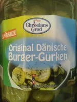 Mängden socker i Original dänische Burger-Gurken