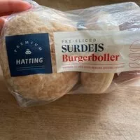 Mängden socker i Surdejs burgerboller