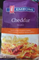 Mängden socker i Shredded red cheddar
