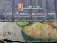 Mängden socker i Bâtonnets de surimi