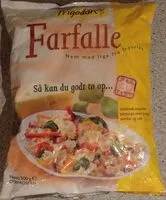 Mängden socker i Farfalle