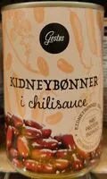 Mängden socker i Kidneybønner i chilisauce