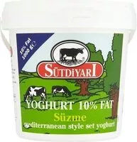 Mängden socker i Yoghurt 10% Fat Süzme Mediterranean Style Set Yoghurt