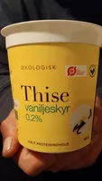 Mängden socker i Thise vaniljeskyr