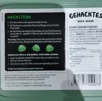 Mängden socker i Gehacktes 100% Vegan