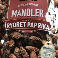 Mängden socker i Krydret Paprika Mandler