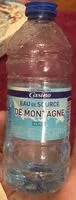 Mängden socker i Eau de source de montagne