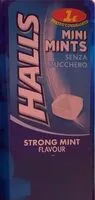 Mängden socker i Halls mini mints