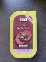 Mängden socker i Okse spegepølse