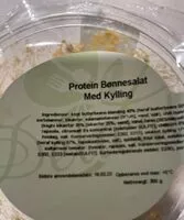 Mängden socker i Protein bønnesalat med kylling