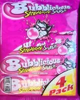 Mängden socker i Bubblicious strawberry splash