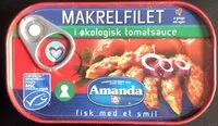 Mängden socker i Filet de maquereau