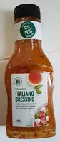 Mängden socker i Italien Dressing