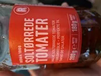 Mängden socker i Soltørrede tomater