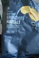 Mängden socker i Rustikke Grovchips Havsalt