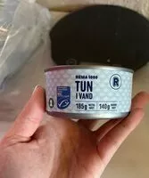 Mängden socker i Tun i vand