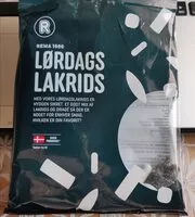 Mängden socker i Lørdagslakrids