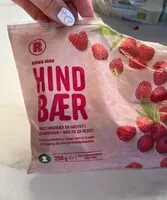 Mängden socker i Frosne hindbær