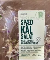 Mängden socker i Cabbage salad with honey Mustard  dressing