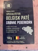 Mängden socker i Belgisk paté