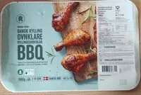 Mängden socker i Ovenklare Kyllingeunderlår BBQ