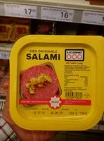 Mängden socker i Salami