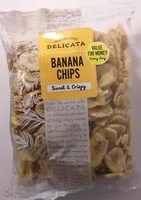 Mängden socker i Banana Chips