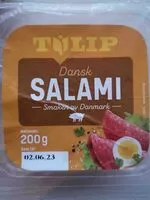 Mängden socker i Dansk Salami