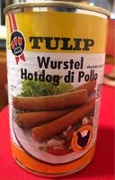 Mängden socker i Wurstel - Hotdog di pollo