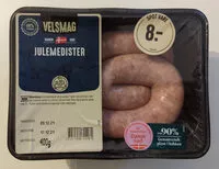 Mängden socker i Julemedister
