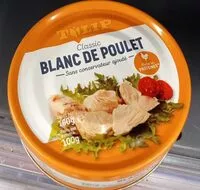 Mängden socker i Blanc de poulet